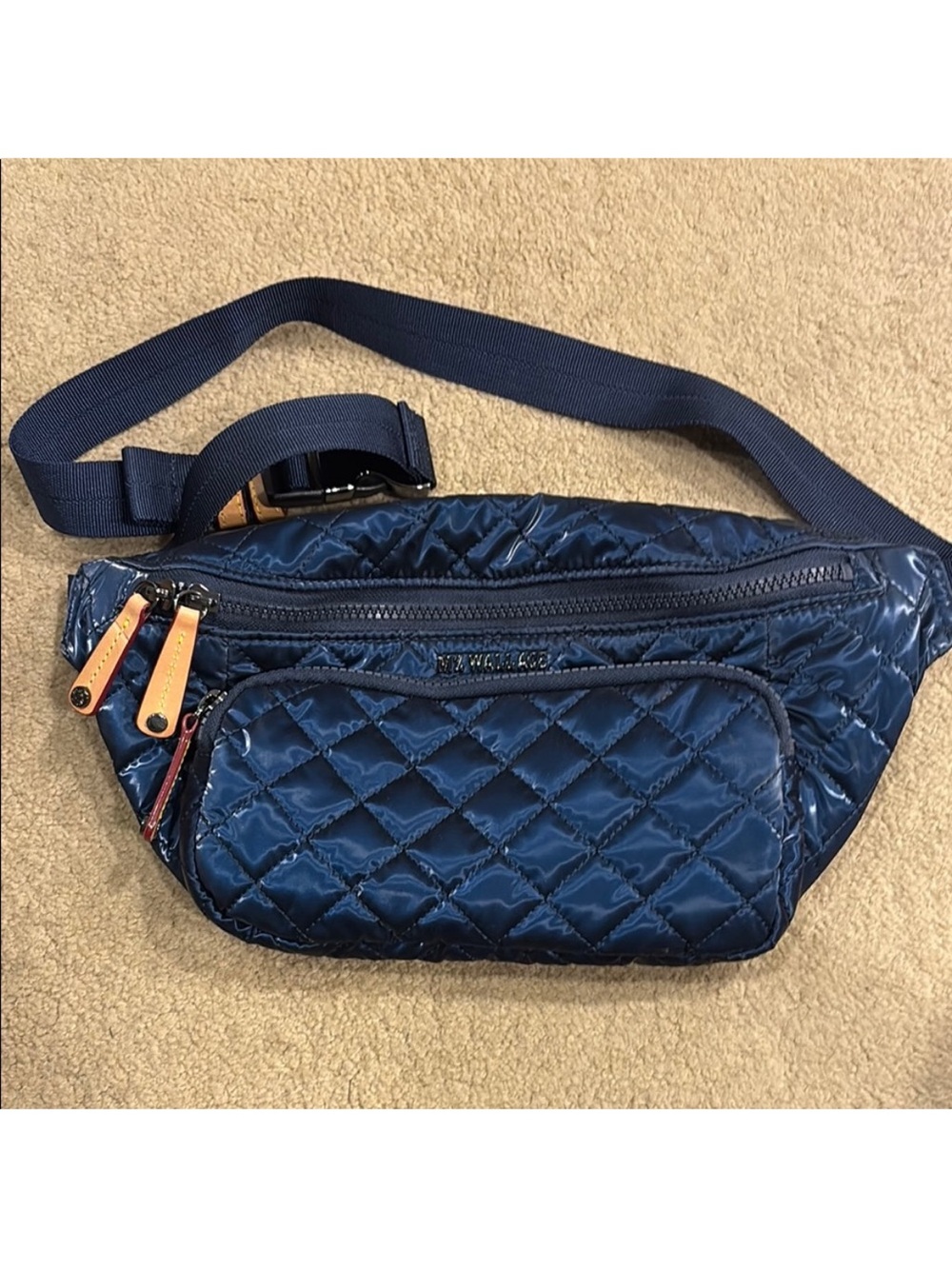 MZ Wallace Midnight Liquid Metro Sling